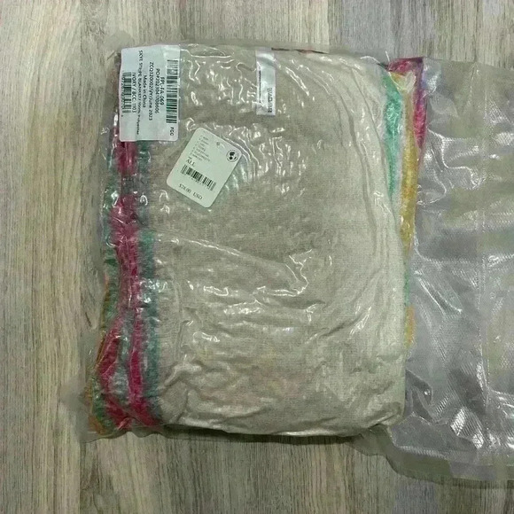 NWT Free People Fringe Throw Blanket 60”x51” (Original Shrink-wrap Packaging) - Picture 4 of 4